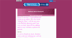 Desktop Screenshot of bethanymarieainsworth.00author.com